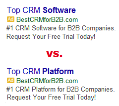 AdWords Ad Compaison AdWords Ad Compaison